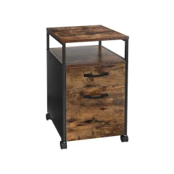 Rollcontainer<SONGMICS Aktenschrank mit 2 Schubladen
