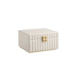 Schmuckschatullen<SONGMICS ANAH Kollektion Schmuckkästchen 2 Ebenen, mit Spiegel