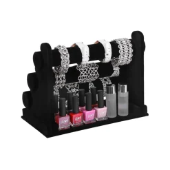 Armbandrollen<SONGMICS Armbandständer Samt Schwarz