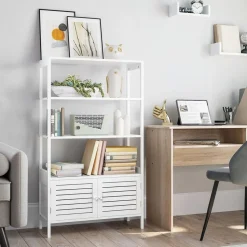 Badezimmer|Badezimmerregale<SONGMICS Badezimmerschrank mit 3 offenen Fächern