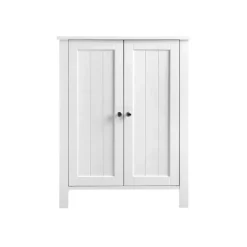 Badezimmer|Flurschränke<SONGMICS Badezimmerschrank mit Doppeltür