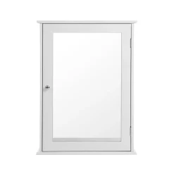 Badezimmer|Schränke<SONGMICS Badezimmerschrank mit Spiegel