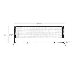 Badmintonnetze<SONGMICS Badmintonnetz mit Metallgestell