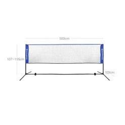 Badmintonnetze<SONGMICS Badmintonnetz mit Metallgestell