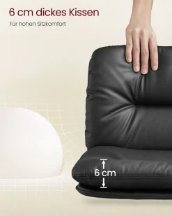 Barhocker<SONGMICS Barhocker 2er Set 360° drehbar grau