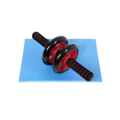 Bauchroller<SONGMICS Bauchroller mit Trainingsmatte Rot