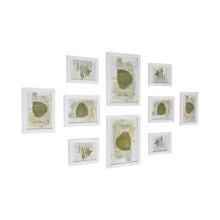 Bilderrahmen<SONGMICS Bilderrahmen 10er Set Weiß