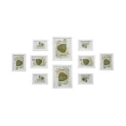 Bilderrahmen<SONGMICS Bilderrahmen 10er Set Weiß