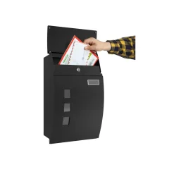 Briefkästen<SONGMICS Briefkasten mit Sichtfenster