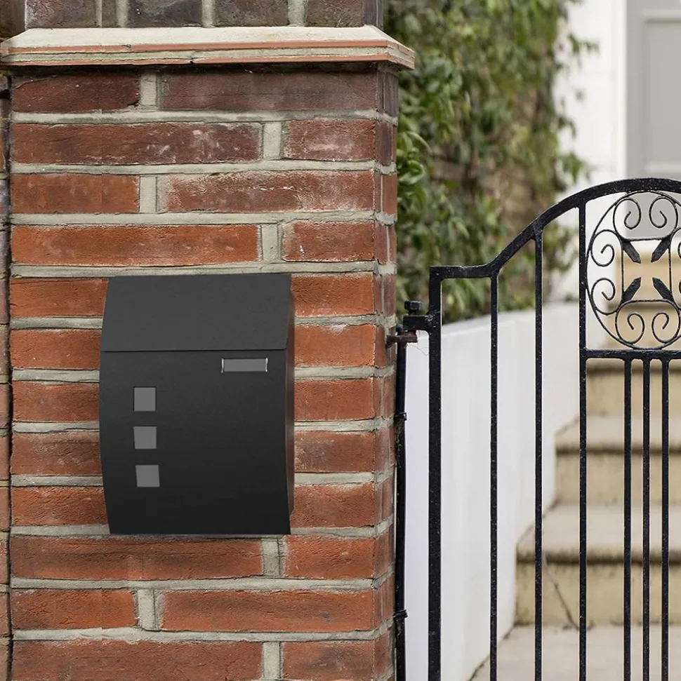 Briefkästen<SONGMICS Briefkasten mit Sichtfenster