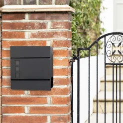 Briefkästen<SONGMICS Briefkasten schwarz