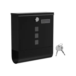 Briefkästen<SONGMICS Briefkasten schwarz