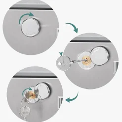 Briefkästen<SONGMICS Briefkasten schwarz