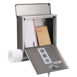 Briefkästen<SONGMICS Briefkasten schwarz