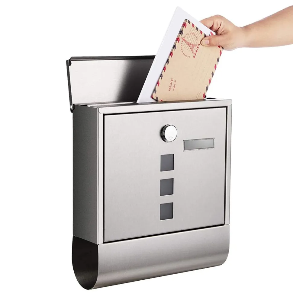 Briefkästen<SONGMICS Briefkasten schwarz