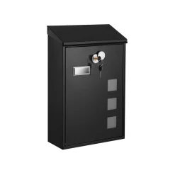 Briefkästen<SONGMICS Briefkasten schwarz