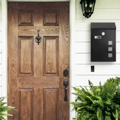 Briefkästen<SONGMICS Briefkasten schwarz