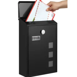Briefkästen<SONGMICS Briefkasten schwarz