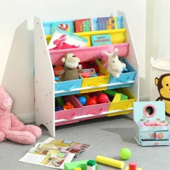 Bücherregale|Bücherregale<SONGMICS Buntes Bücherregal für Kinder