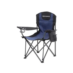 Campingstühle<SONGMICS Campingstuhl mit Getränkehalter Schwarz-Blau