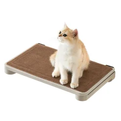 Clickat<SONGMICS Clickat Kollektion - Nr. 007 Katzenbrett zur Wandmontage Haferflockenbraun-Kaffeebraun