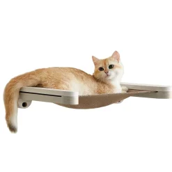 Clickat<SONGMICS Clickat Kollektion - Nr. 001 Katzenhängematte zur Wandmontage Haferflockenbraun-Kaffeebraun