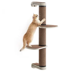 Clickat<SONGMICS Clickat Kollektion - Nr. 006 Kratzsäule zur Wandmontage Haferflockenbraun-Kaffeebraun