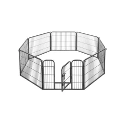 Freigehege|Welpenausläufe<SONGMICS 8-eckiger Welpenauslauf
