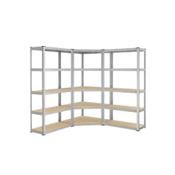 Pflanzenregale|Wandregale<SONGMICS Eckregal-Set mit 5 Ebenen bis 2625 kg belastbar