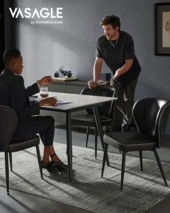 Esszimmerstühle<SONGMICS EKHO Kollektion - Esszimmerstühle 2er Set tintenschwarz