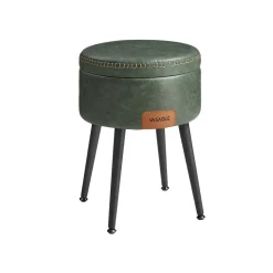 Sitztruhen|Sitztruhen<SONGMICS EKHO Kollektion - Runder Sitzhocker Schminktisch Hocker Ottoman