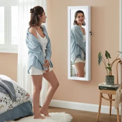 Schlafzimmer|Schmuckschränke<SONGMICS Eleganter Schmuckschrank hängend