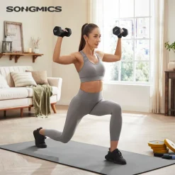 Hanteln<SONGMICS 2er Set Hanteln 2 x 4 kg Schwarz