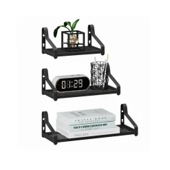 Wandregale<SONGMICS 3er Set Wandregale aus Metall