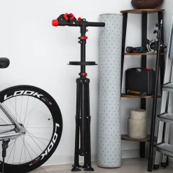 Utensilien & Möbel Für Die Garage<SONGMICS Fahrradmontageständer Schwarz-Rot