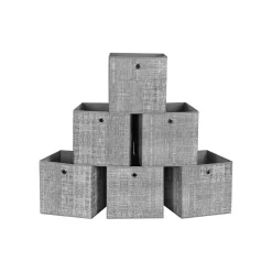 Schlafzimmer|Eimer & Körbe<SONGMICS Faltbare Aufbewahrungsboxen 6er Set