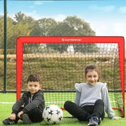 Fußballtore<SONGMICS Fußballtore für Kinder schwarz SZQ122B02
