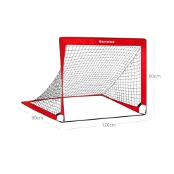 Fußballtore<SONGMICS Fußballtore für Kinder schwarz SZQ122B02