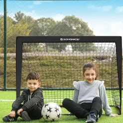 Fußballtore<SONGMICS Fußballtore für Kinder schwarz SZQ122B02