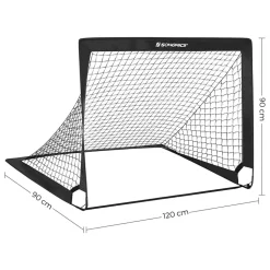 Fußballtore<SONGMICS Fußballtore für Kinder schwarz SZQ122B02