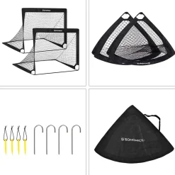 Fußballtore<SONGMICS Fußballtore für Kinder schwarz SZQ122B02