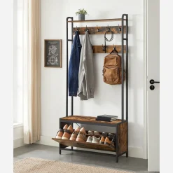 Eingangsbereich|Garderobenständer<SONGMICS Garderobenständer mit Schuhschrank