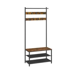 Eingangsbereich|Garderobenständer<SONGMICS Garderobenständer mit Sitzbank