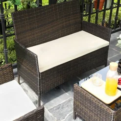 Gartenmöbel-Sets<SONGMICS Gartenmöbel Set 4 teilig