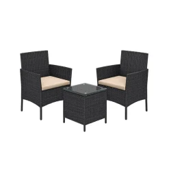 Gartenmöbel-Sets|Gartenstühle<SONGMICS Gartenmöbel-Set mit Tisch und 2 Stühlen