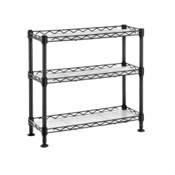 Küche & Esszimmer|Küchenregale<SONGMICS Gewürzregal mit 3 Ebenen schwarz