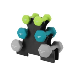 Hanteln<SONGMICS Hantel-Set 1, 2, 3 kg Grau-Grün