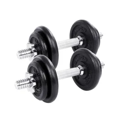 Hanteln<SONGMICS Hantelset aus Gusseisen