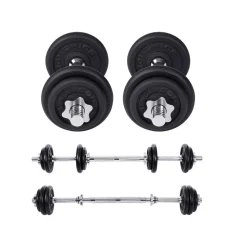 Hanteln<SONGMICS Hantelset aus Gusseisen