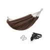 Hängematten<SONGMICS Hängematte für 2 Personen braun